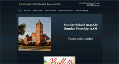 Desktop Screenshot of firstmethodistlaurens.com